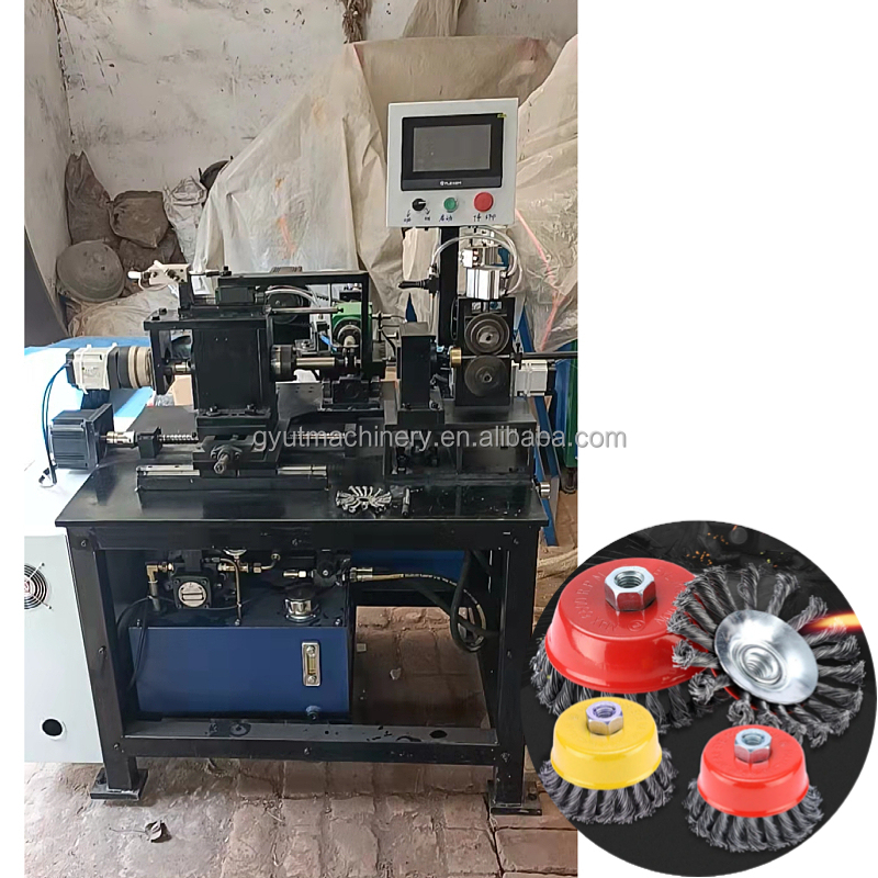 4" Twisted Power Steel Wire Cup Brush Machine for Machinery Repair Shops at Affordable