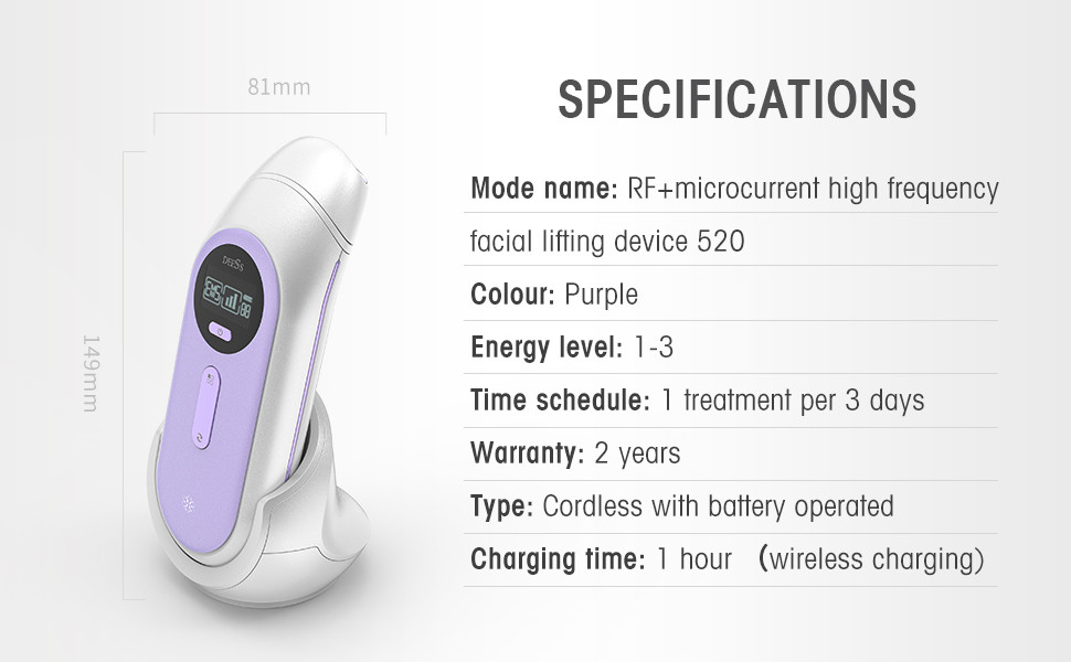 Skin Tightening 24W Home Face Lifting Devices DEESS Mini Portable Rf Device