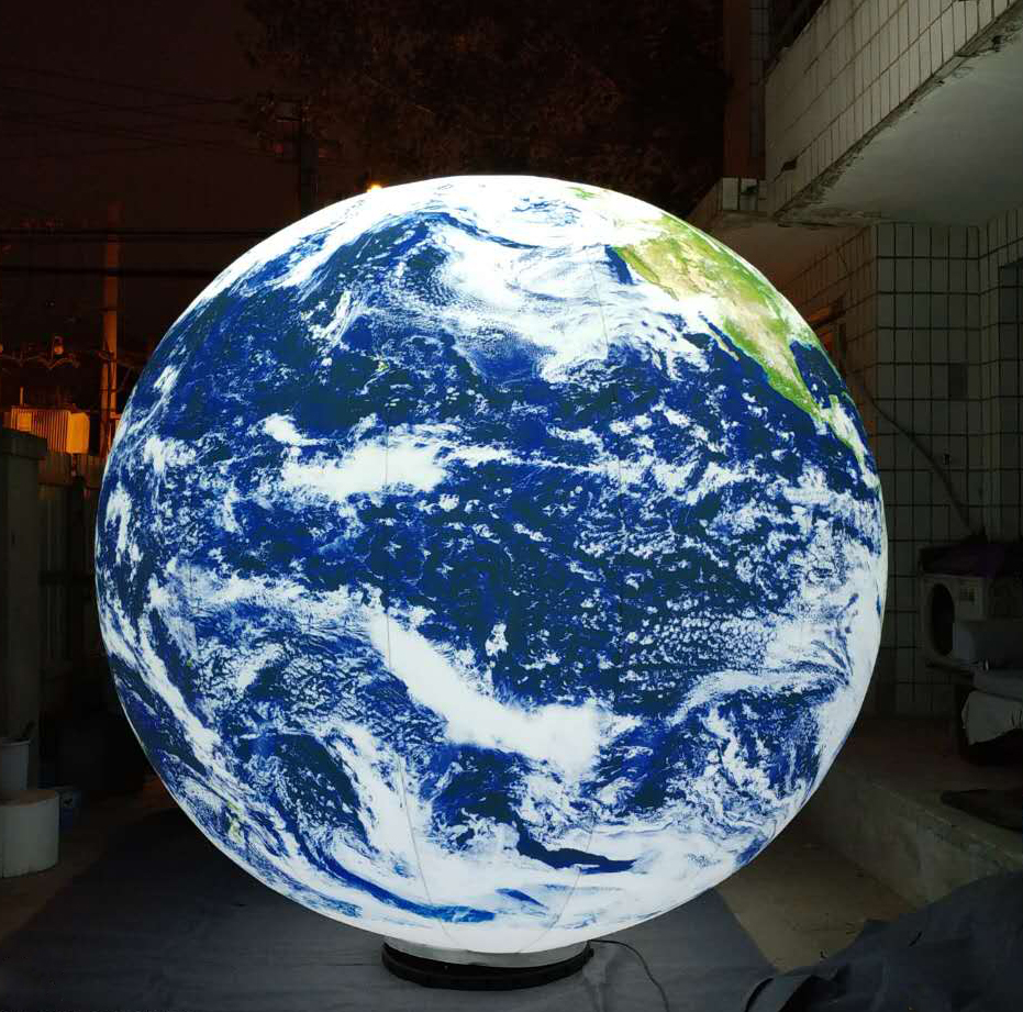 Inflatable moon 4x4m inflatable decorations inflatable planet solar system nine planets