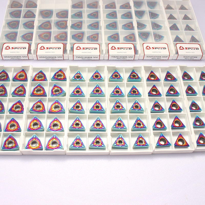 Nano Blue CNMG TNMG WNMG SNMG WNMG CNMG120408 WNMG080408 Tungsten Carbide Cnc Turning Insert Inserto