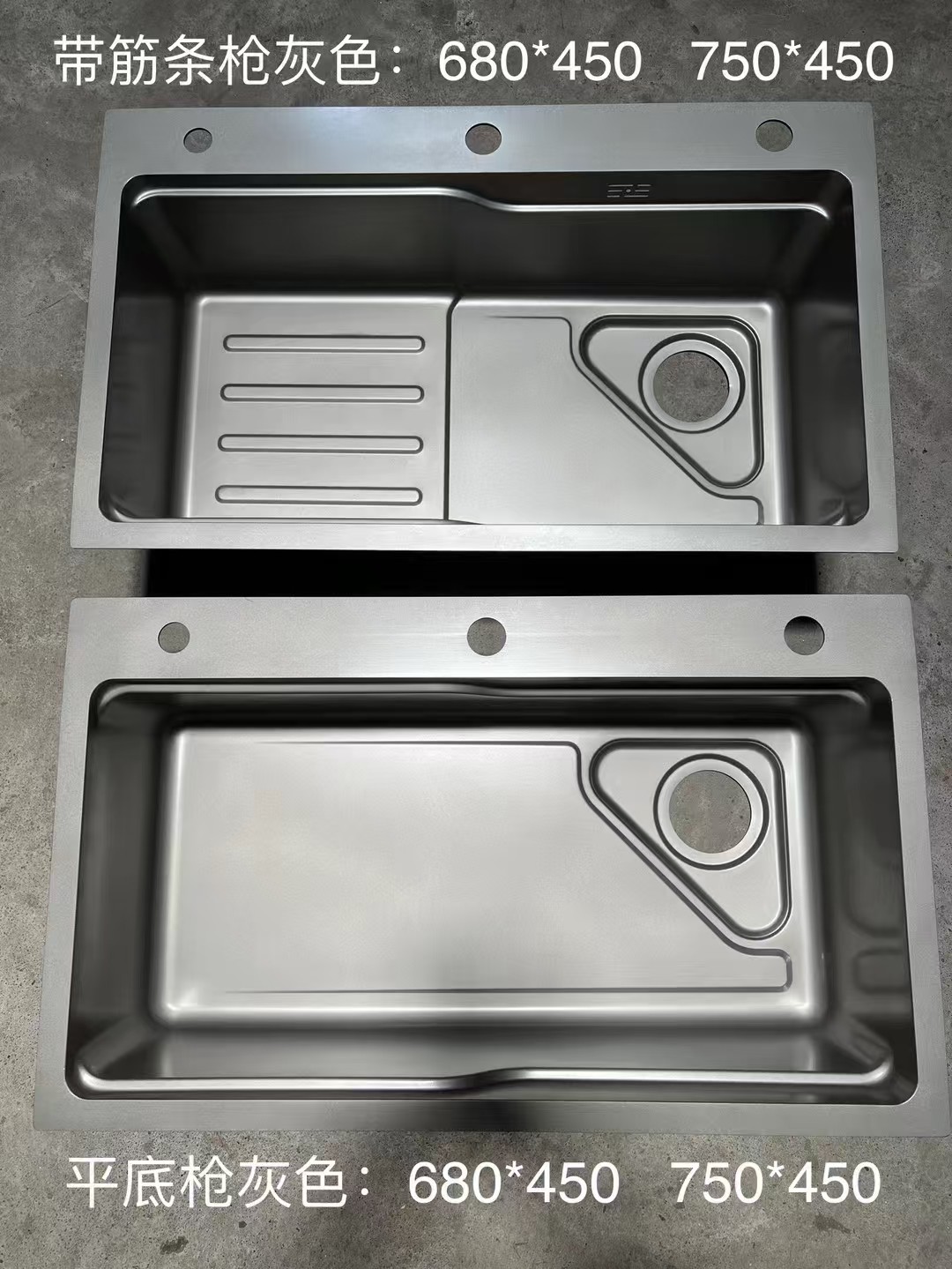 1 Bowl Topmount Kitchen Sink with 18/10 Chromium/Nickel Stainless Steel Rectangular Design