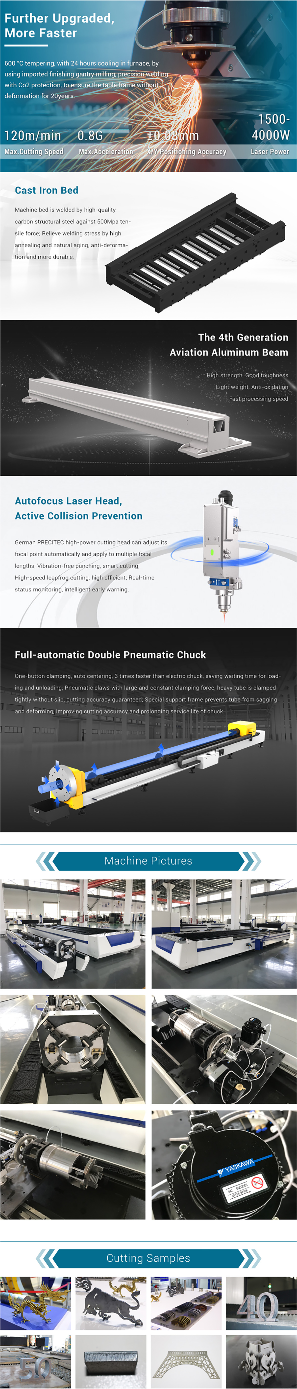 CNC Pipe Laser Cutting Machine