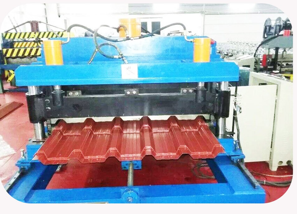 Alibaba china promotional glazed tile forming machine for 1100