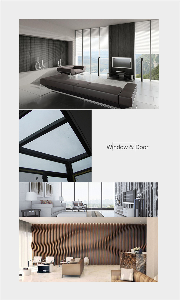 Modern Design Powder Coating Window and Door Aluminum Extrusion Profiles for Algeria