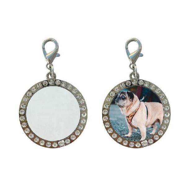 Personalized Metal Dog Tag With Diamonds Diy Custom Dog Tags For Pets