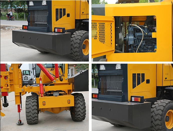 CE Highway Guardrail Pile Driver Machine Hydrualic For Drilling