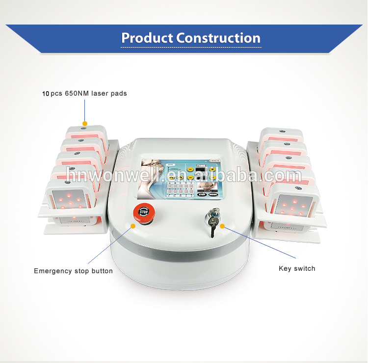 Laser cellulite loss slimming machine