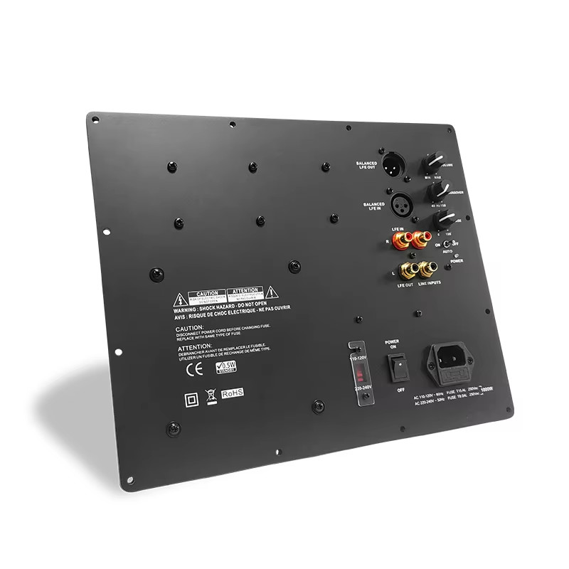 High Power Class D 1000w Subwoofer Plate Amplifier With Stable Toroidal Transformer
