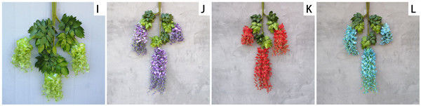 75cm 110cm Silk Green Plants Artificial Witseria Flower Hanging Ceiling