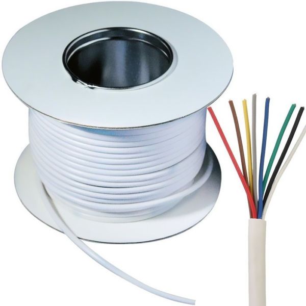 Copper Conductor Shielded 4/6/8/12 Core Alarm Cable for Italy/France/UK/South Africa