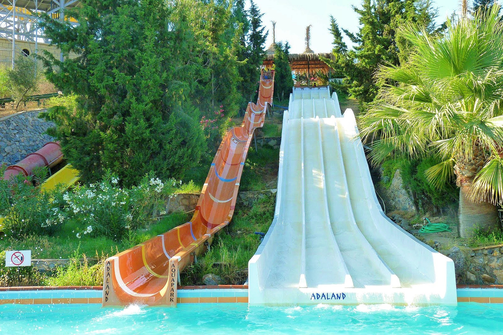 Outdoor Amusement Small Water Game Park Kids Water Giant Slide