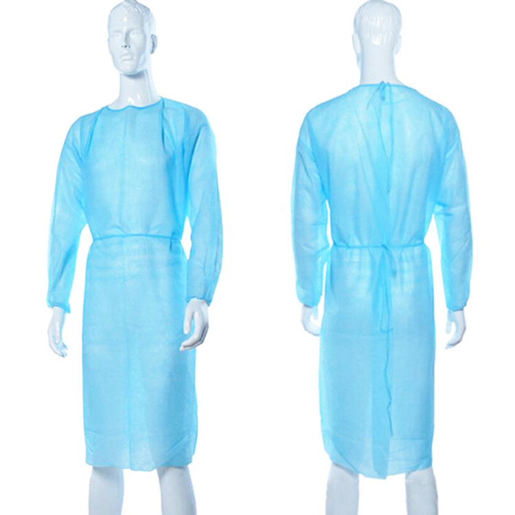 Non Woven SS +PE Coated Breathable Membrane Anti Stattic Fabric 100% Polypropylene