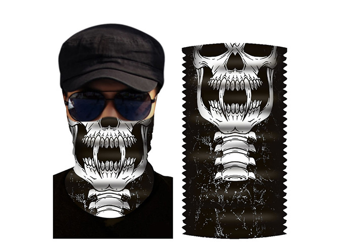 Man Flag Multi Color Cotton Tubular Neck Scarf