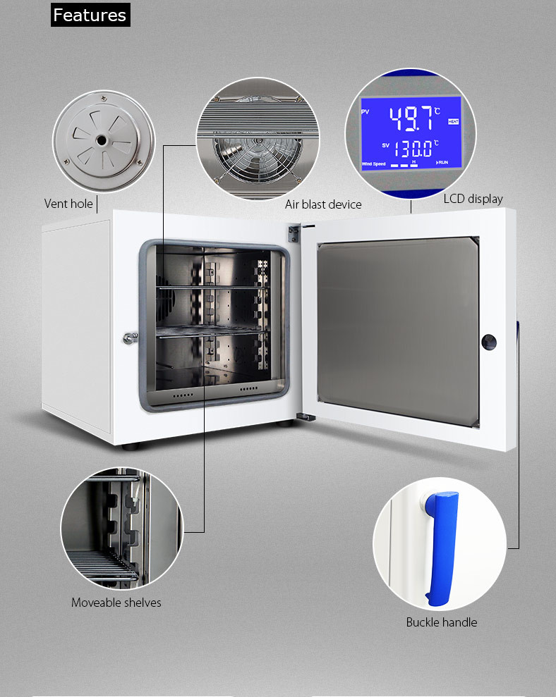DHG Hot Air Oven Sterilization Circulating Oven Dryer Machine Automatic Control