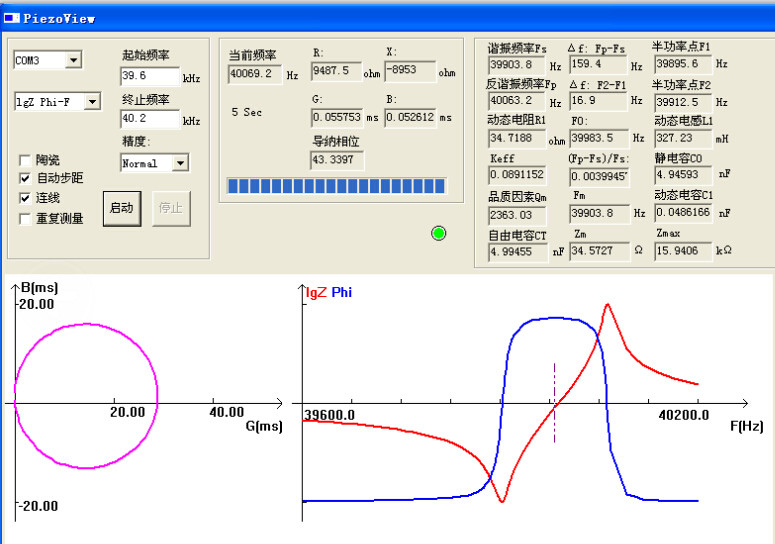 Mini Ultrasonic Transducer Measurement Instruments with Large Full-screen Touching