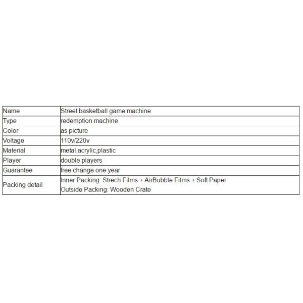 Lottery Basketball Shooting Game Machine 110V / 220V Voltage Metal Material