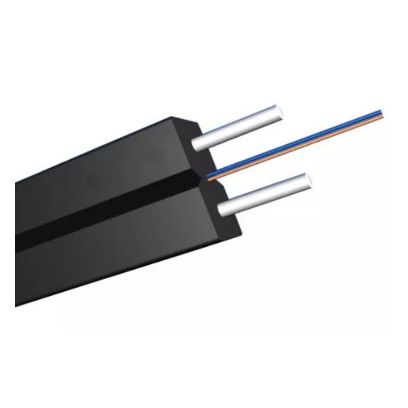 Long-Lasting Fiber Optic GJXH GJXFH Distribution Leather Cable Drop Cable for Network