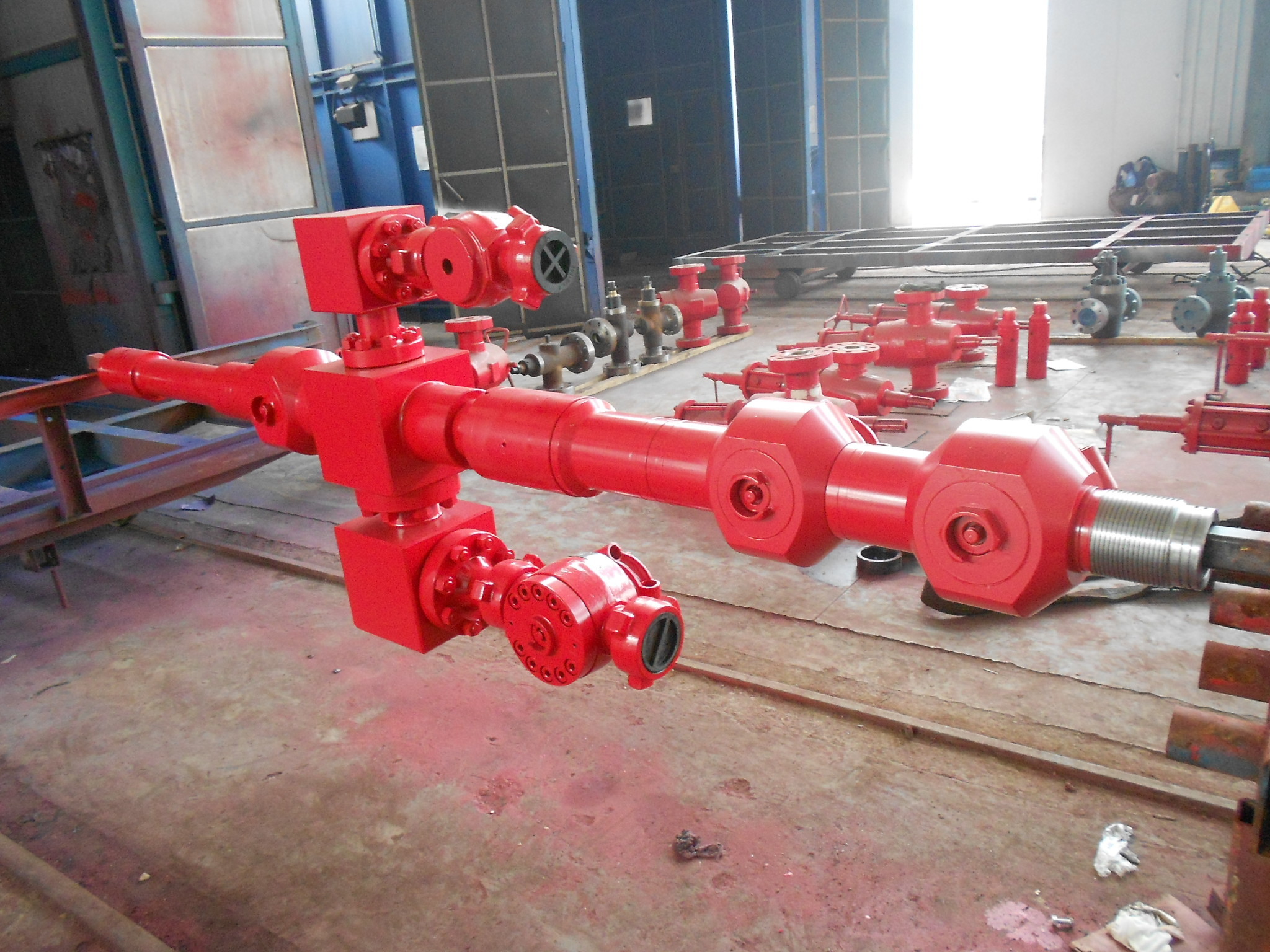 PLS 3 Production Level Oil Well Testing Equipment API 6A Flowhead Surface Test Tree