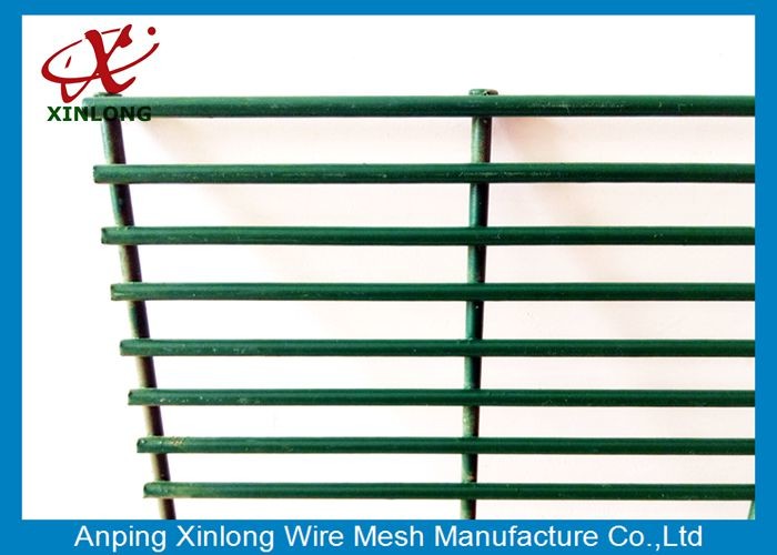 Anti - Destroy Security Perimeter Fencing , Security Mesh Fence For Military Base
