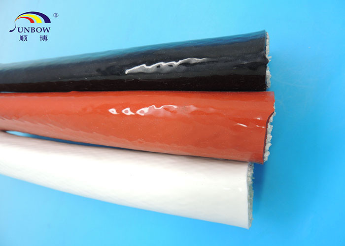 Eco-friendly Silicone Resin Coated Fiberglass Braided Sleeving -65℃ ~ 260℃
