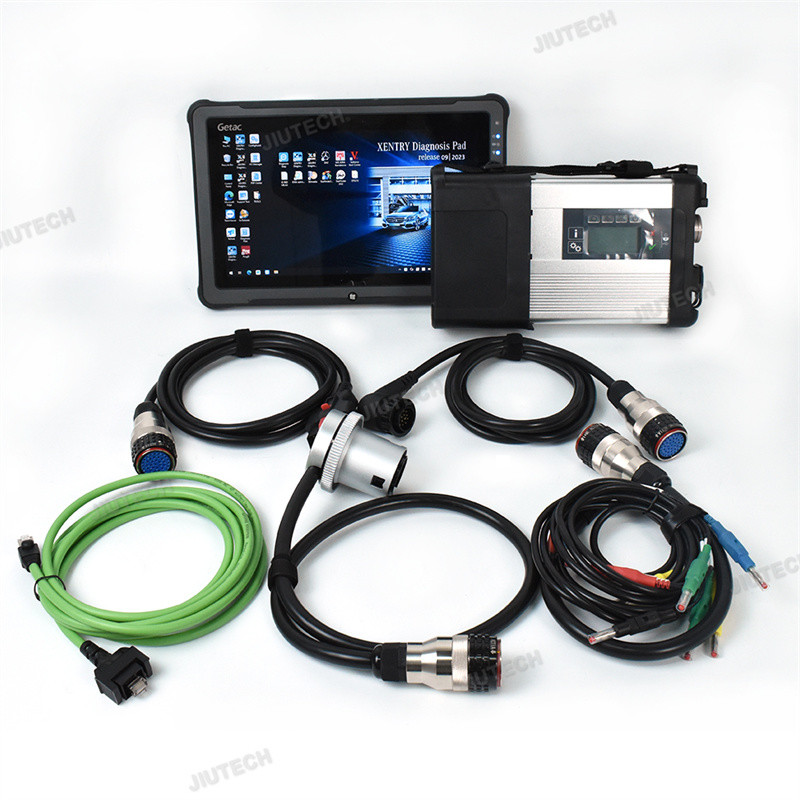 MB Star Diagnostic Tool C5 SD Connect Compact Software SSD V2023 in F110 tablet Ready to Work for Mercedes Car Trucks