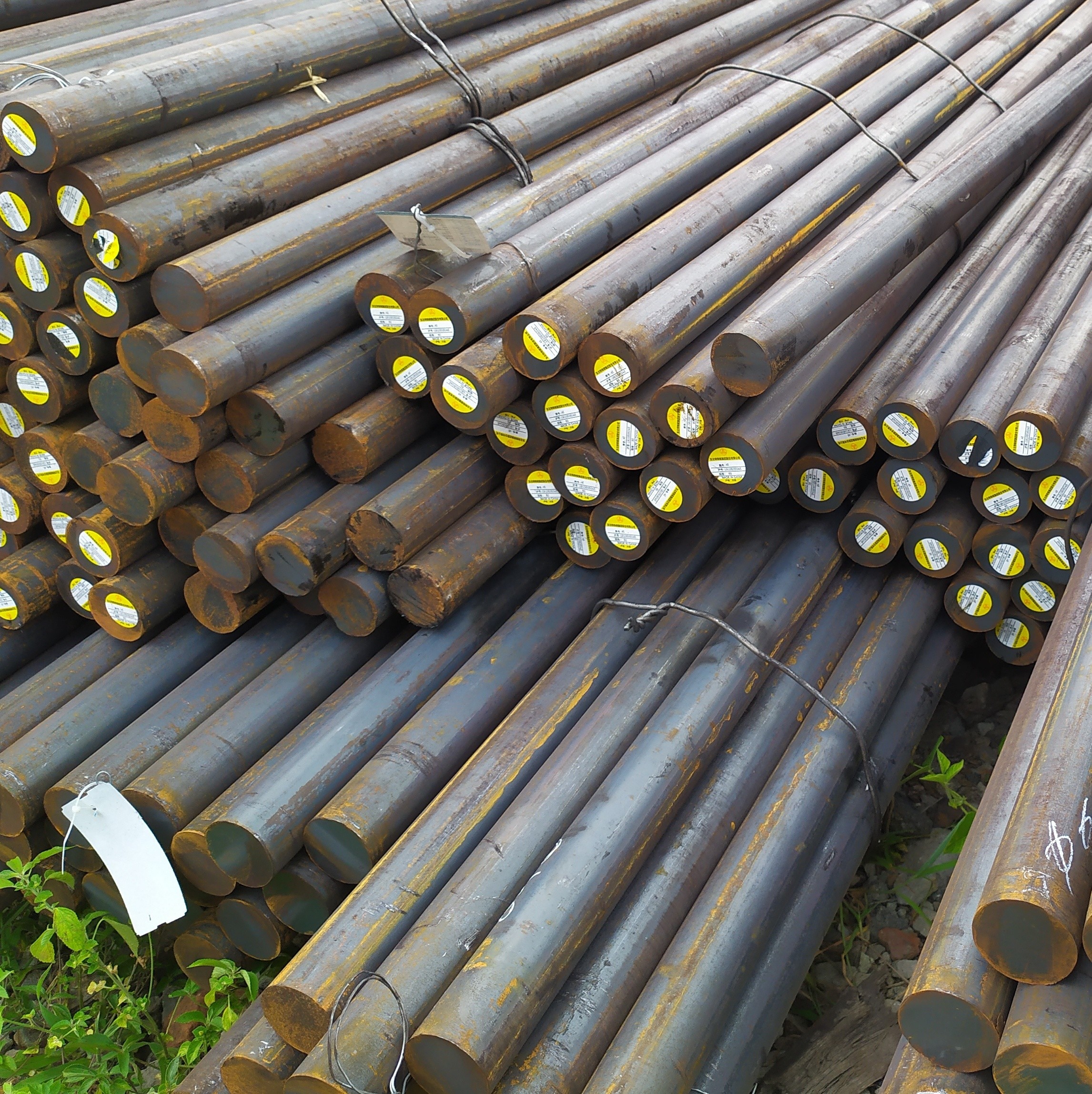 1m - 2m Round High Carbon Steel Flat Bar 4mm To 800mm Bright