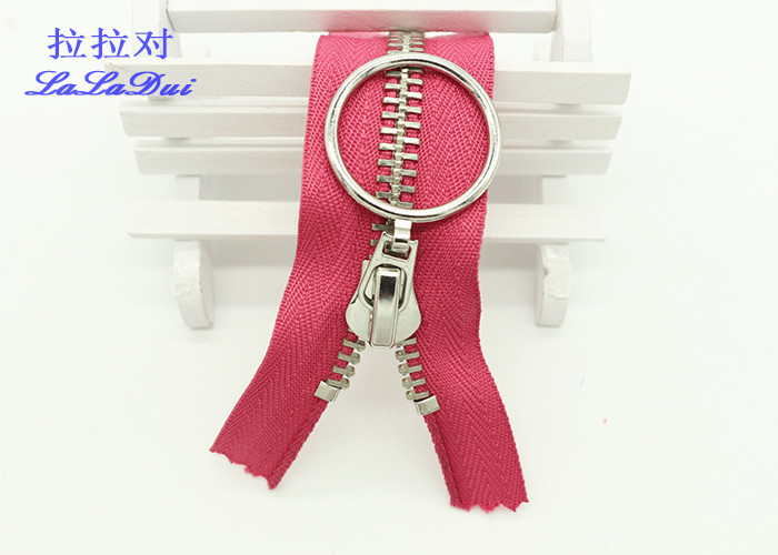 5# 8# Soft Tape 9 Inch Closed End Zip Normal Silver Metal Teeth For Duvet Cover