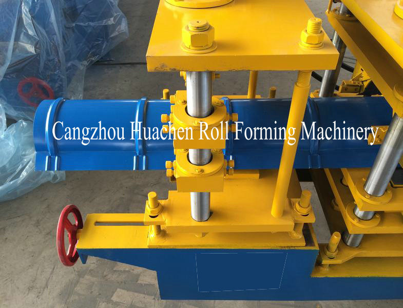 5.5kw Metal Roof Ridge Cap Roll Form Equipment PLC Delta Inverter Control