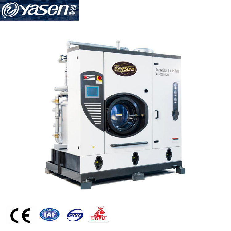 10kg 800mm Diameter Hydrocarbon Dry Cleaning Machine With 45 Centrifugal Filter Volume