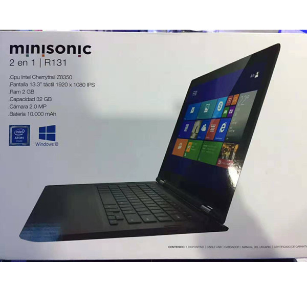 Notebook 360d Tablet PC 4G LTE Intel Z8350 X5 Win10 Build In Intel Laptop Computer
