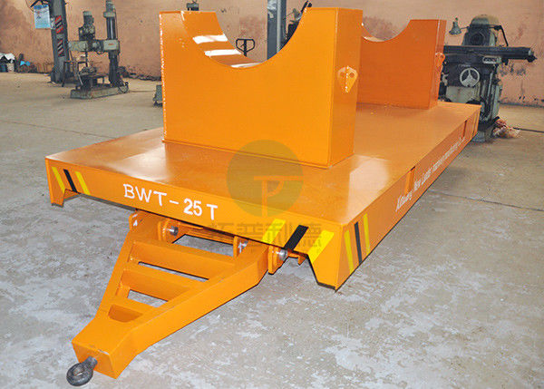 Heavy Duty Factory Material Handling Towed Coil Transfer Cart On Railway Or Steerable
