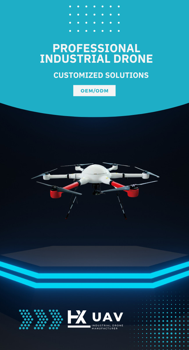 HXFJ-4 4000m Altitude 4 Axis Security UAV Thermal Search And Rescue Drone