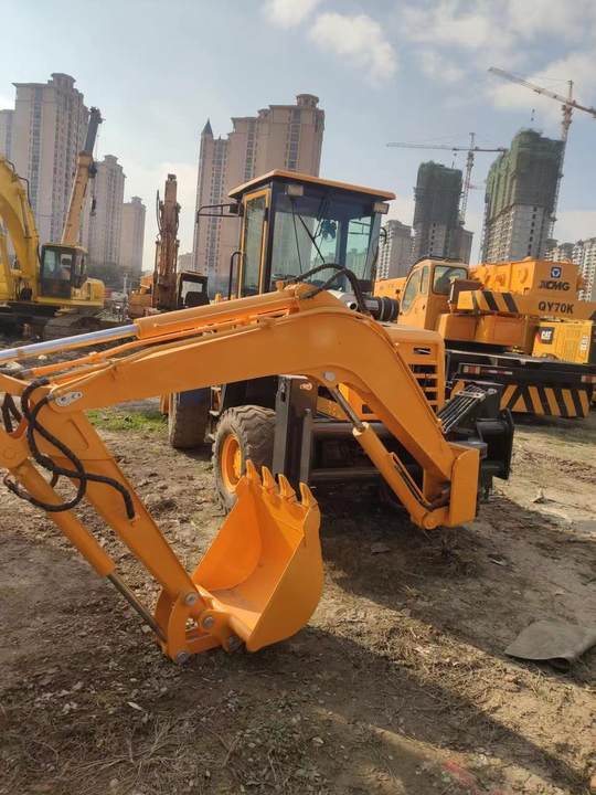 Best Condition Liugong 777 Backhoe Loader For Construction Site