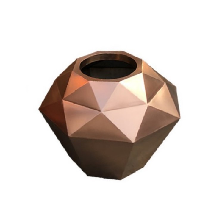 Different shapes creative design metal flower pot planter for decorate