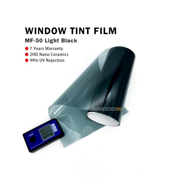 NASIDO MF50 Light Black Nano Ceramic Car Window Film Privacy Protection Window