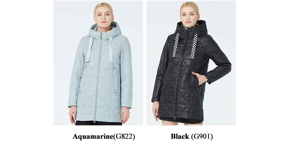 Comfortable and Durable Woman Demiseason Coat with Symmetrical Pockets and Button,straight  Trim