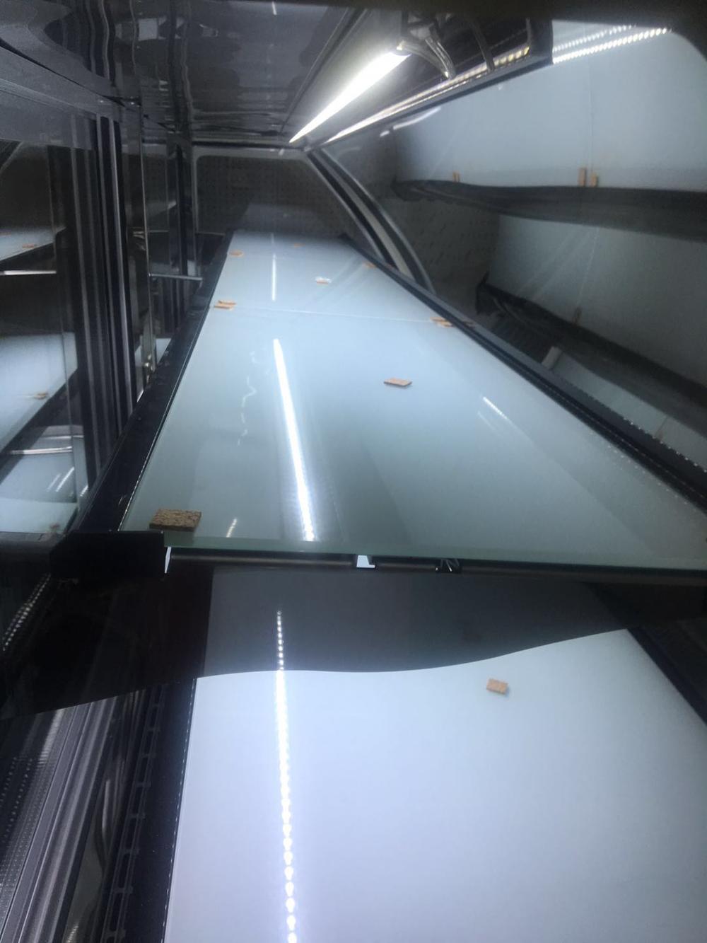 Cake display case pastry showcase glass door fridge for bakery shop with CE/ETL