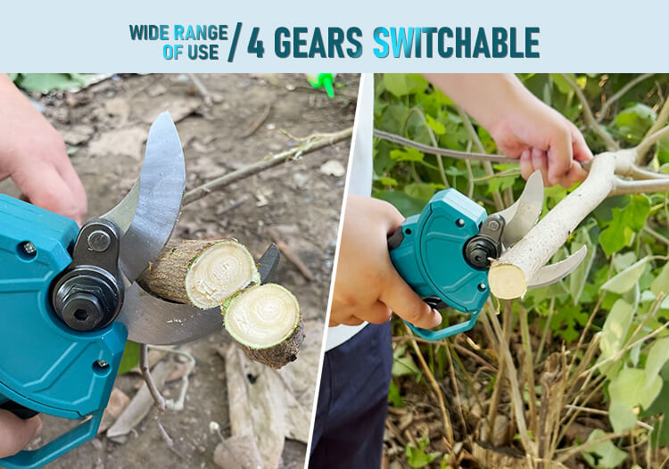 2024 Cordless Battery Operated Branch Cutter Electric Powered Pruning Saw Pruners Branch Lopper