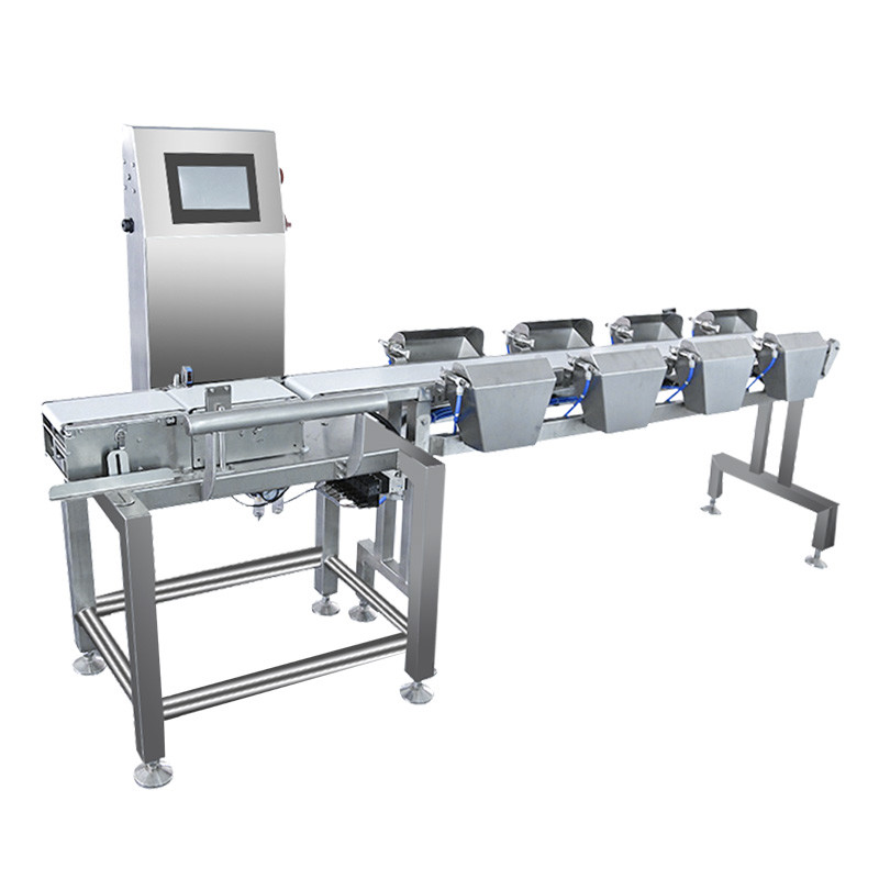 Color D Touch Screen Check Weigher Tower Light And Buzzer Alarm With Data Printer
