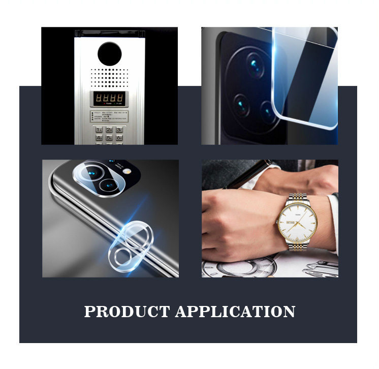 Coast Curved Optical Glass For Electronic Product Precision Instrument