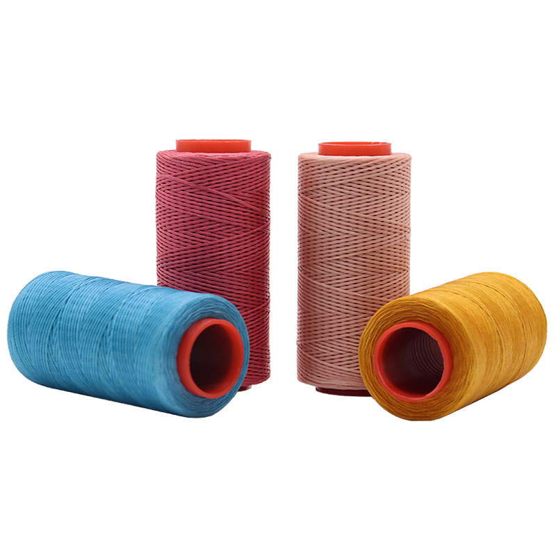 150d 260m 0.8mm Flat Waxed Thread for Leather Sewing Kangfa Free Sample Free Shipping