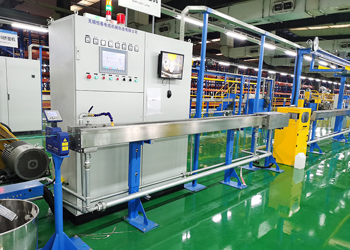Horizontal Cable Wire Accumulator For Extruder Line