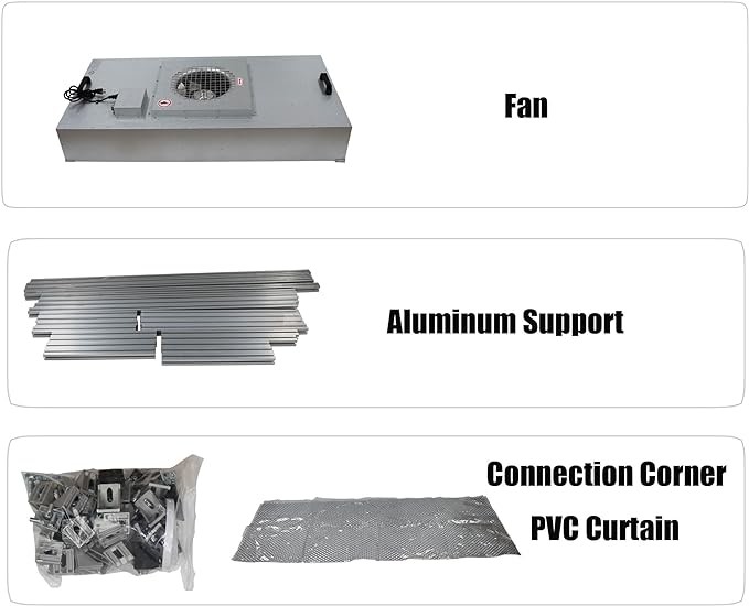 FFU Bench Laminar Air Flow Cabinet For Electronics Optical Health Care Industry