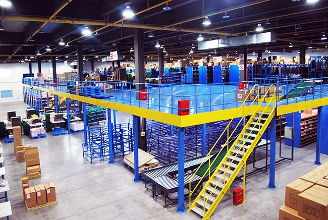 Mezzanine Rack for automobile 4s stores Warehouse Storage Rack