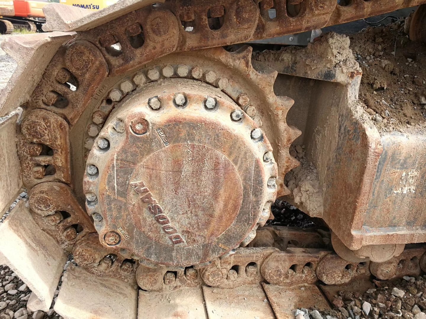 Used Doosan DX500 crawler Excavator 238KW Rated Power Heavy Equipment