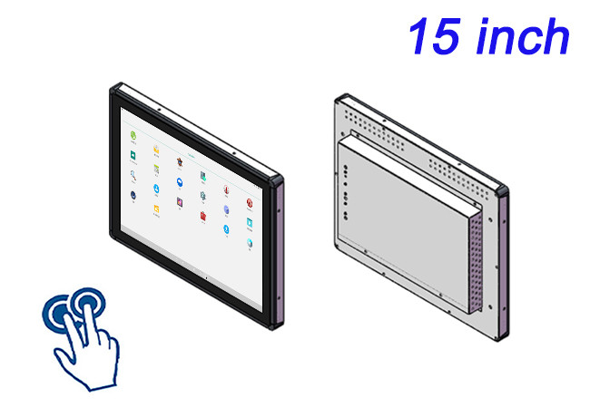 15-Inch Android Embedded Touch Screen for Security Systems, Warehouse Automation, Vending Machines, and Transportation Interfaces