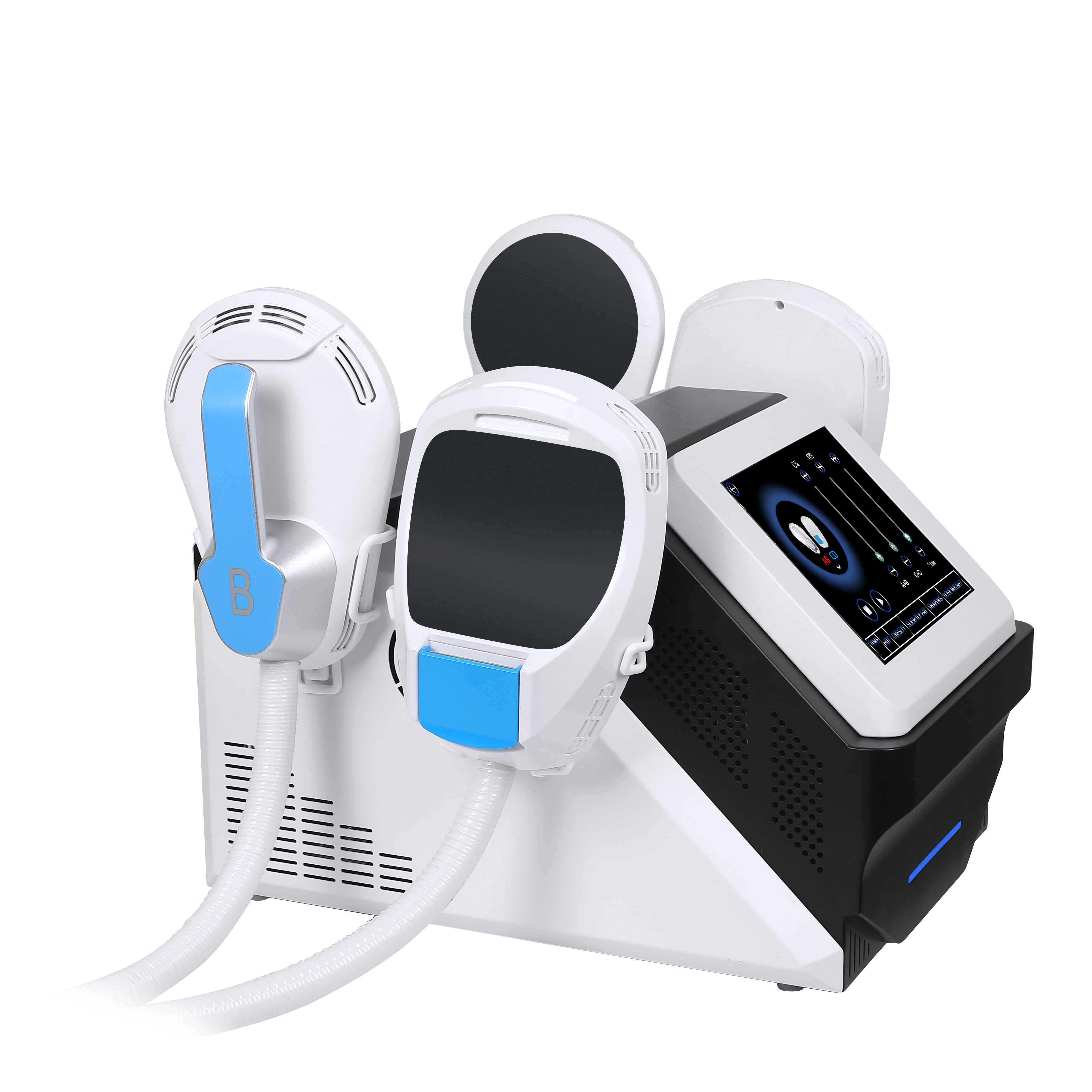 7 Tesla Sculpt Machine Portable Radio Frequency Body Sculpting Machine 4 Handles