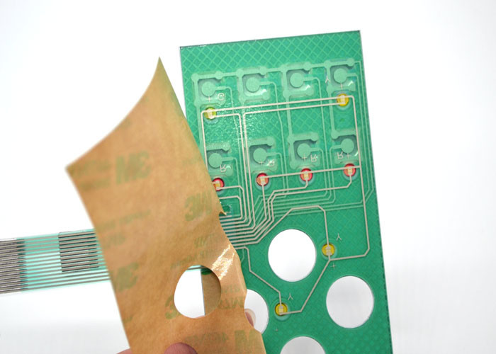 Flexible Multi Keys LED Membrane Switch With Glossy And Tactile Surface