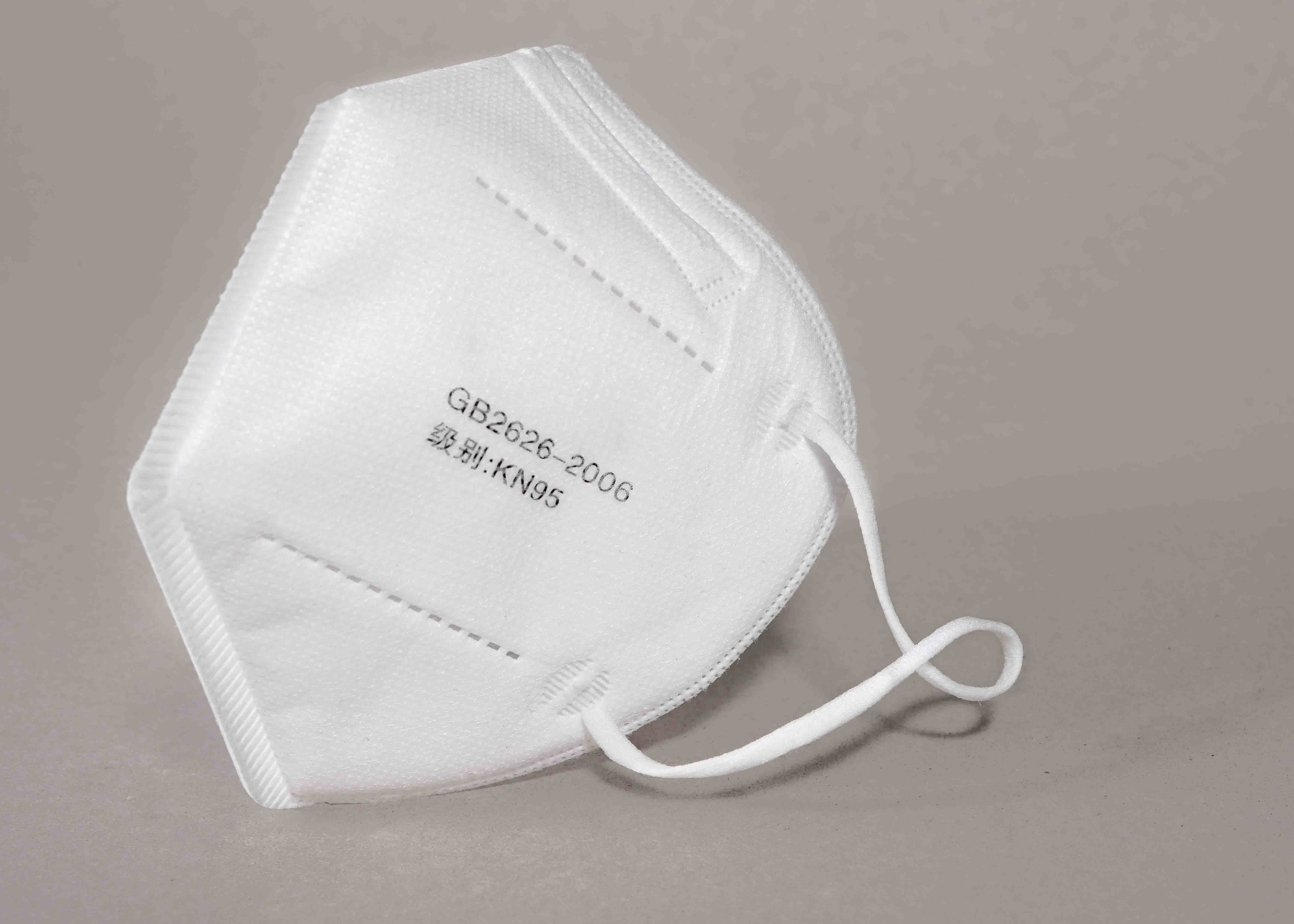 Nonwoven Disposable Protective Mask KN95 Folding Half Face Without Valve