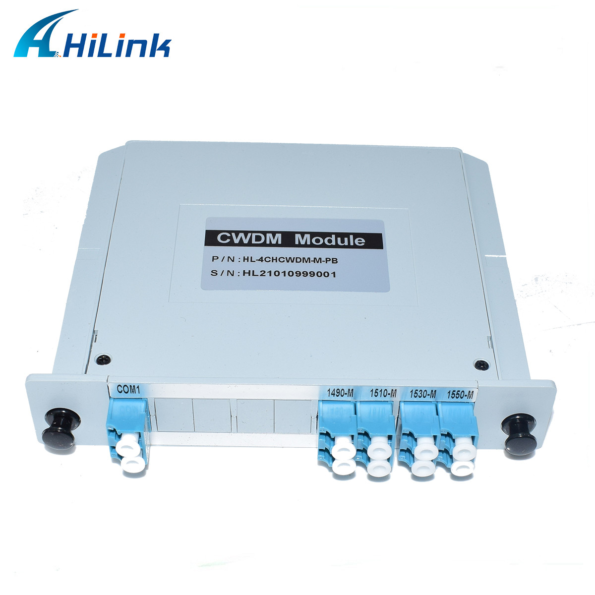 1490 ~ 1550nm CWDM Mux Demux Module 4CH Dual Fiber LC / UPC Plastic / ABS